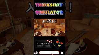 BUNKARAのTRICKSHOT SIMULATOR　ダイジェスト  #shorts  #ゲーム実況 #TrickShotSimulator