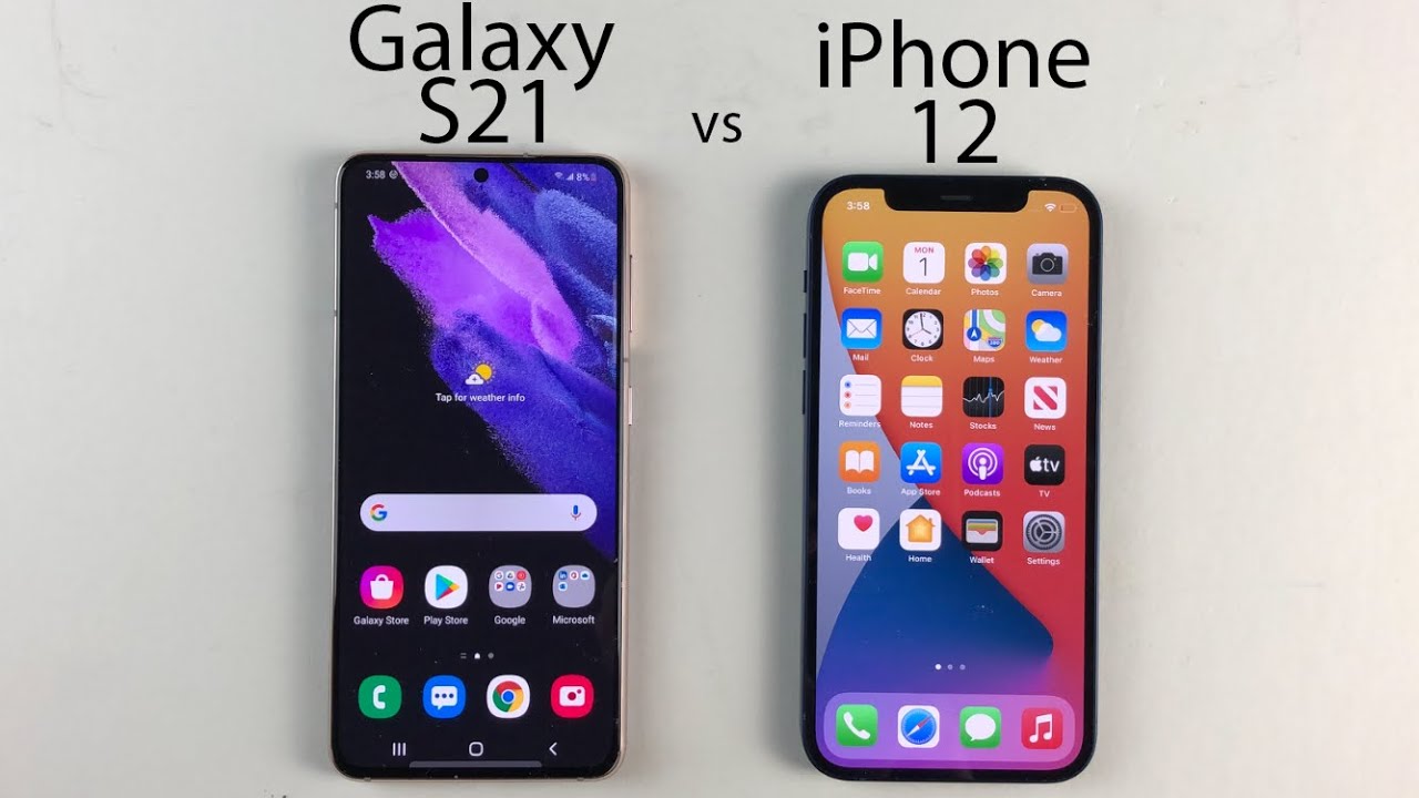 iPhone 12 vs Galaxy S21 Speed Test