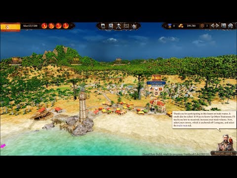 Port Royale 4 - Setting Up Trade Routes - Sammy's Sailing School Gameplay (PC HD) [1080p60FPS]