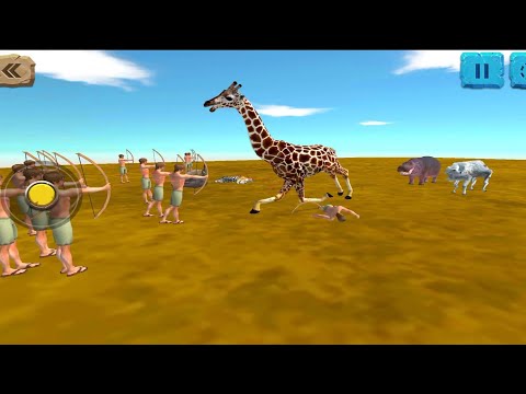 all modern animals vs ancient humans | animal revolt battle simulator