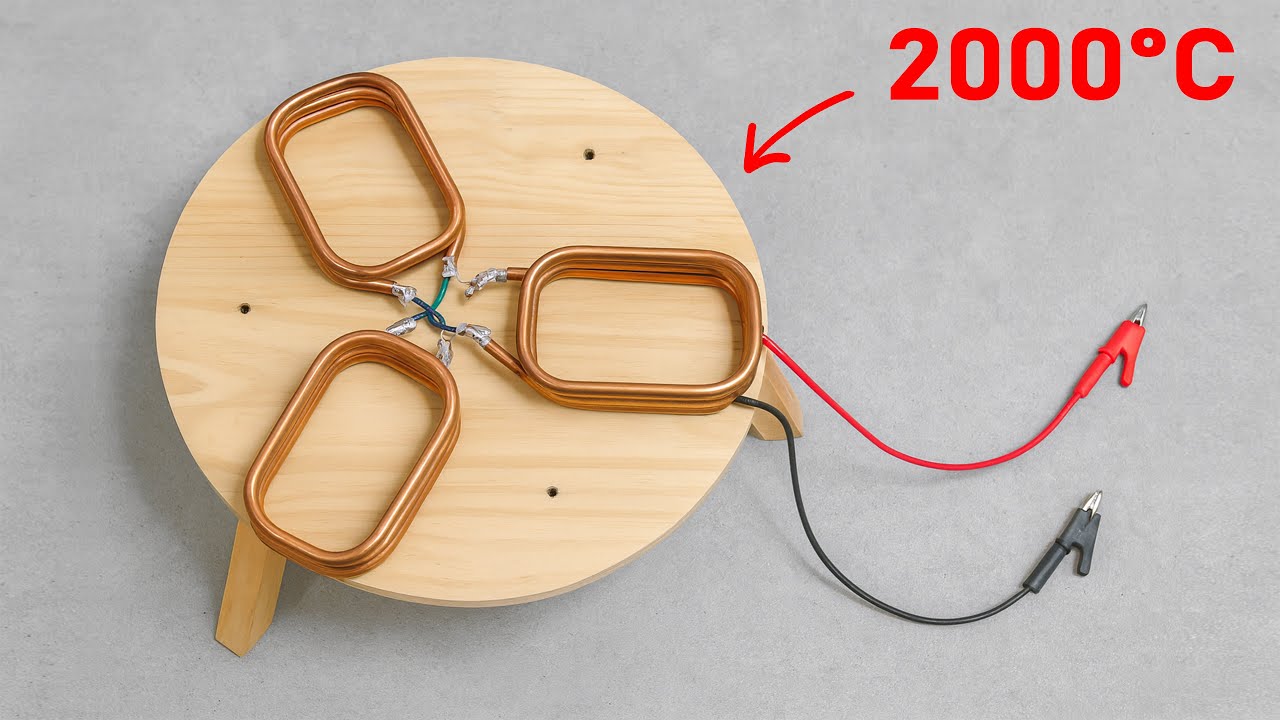 Even NATO professors didn’t think of this! Turn your copper coil into a super powerful stove