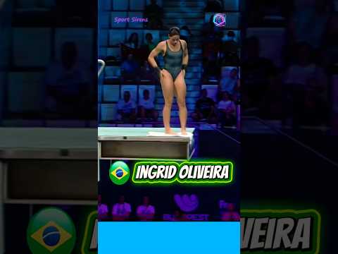 Amazing Beautiful Ingrid Oliveira 🇧🇷 Best Female Platform Diving Performance