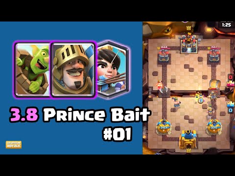 🔮3.8 Prince Bait #01 by Riku(🏆6444) - CLASH ROYALE [Colosseum Royale]