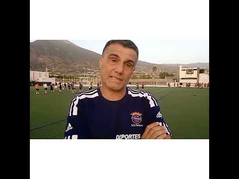 Ceire Vargas - Técnico SD Tenisca. - Post Partido Derbi Estadio Municipal Acero (Preferente Tenerife