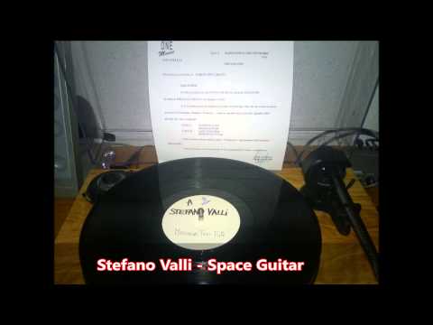Stefano Valli - Space Guitar (DISCO STORIA) first copy to radio one Italy..! BOMB!