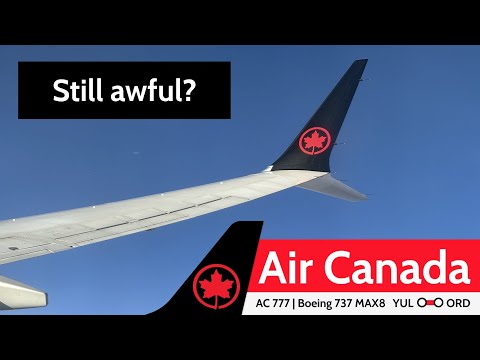 Miniatura de YouTube para Air Canada Boeing 737MAX 8 Passenger