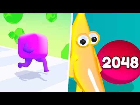 Cubic Numbers 2048 vs Jelly Man  - Max Level Gameplay (Part 1)