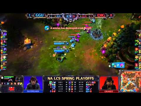 Dignitas vs Good Game University Game 2 LCS 2013 EU Spring quarter finals 1080p HD