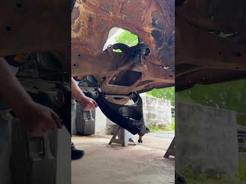 New Front Suspension for the ‘55 Chevy Bel Air!! #restoration #projectcar #willitrun #belair #repair