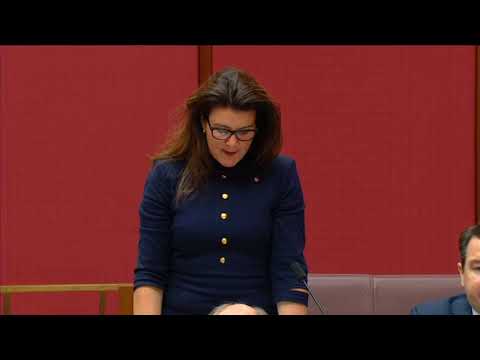 Senator Jane Hume - Question Time - Question to Senator Birmingham about energy (20.08.2018)