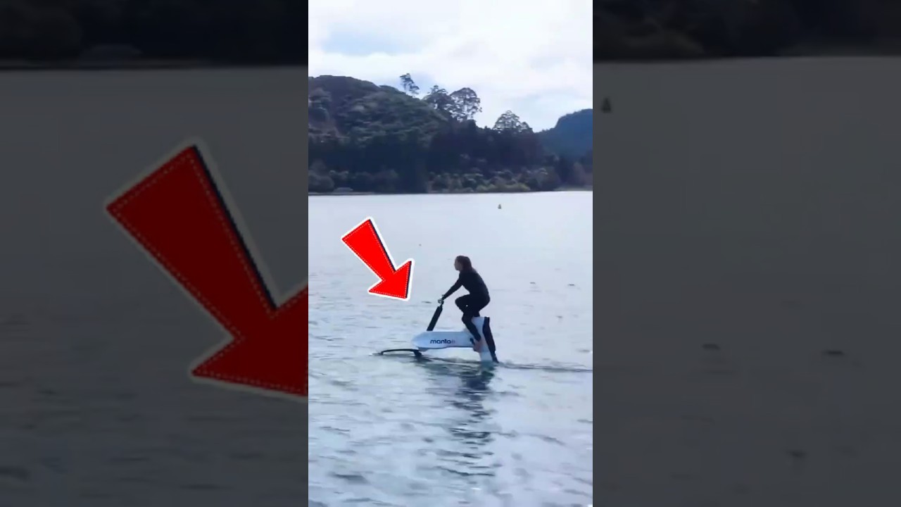 This bike can make you move on water