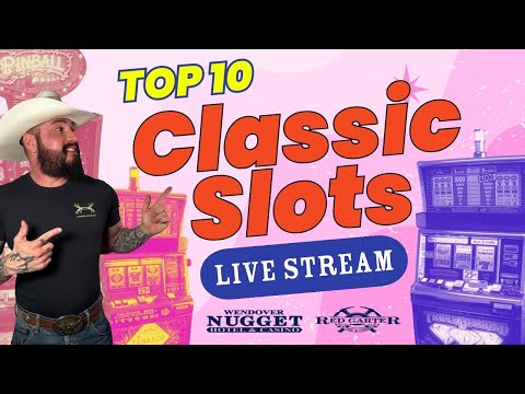 Top 10 Classic Slots 🎰 Played LIVE and reviewed by a Slot Tech ⭐ Plus Q&A Stream