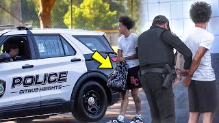 Reaching In My Bag Infront Of Police! *ARRESTED*