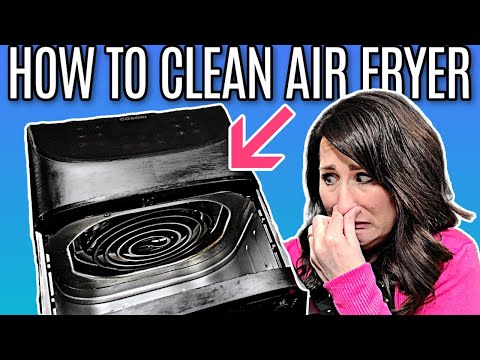 How to Clean Your Air Fryer → SMELLY DIRTY NEW Watch THIS!