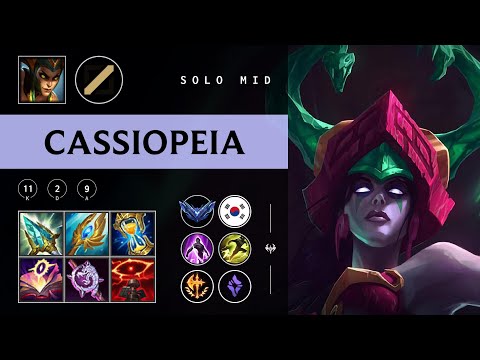 Cassiopeia Mid vs Tristana - KR Diamond Patch 25.23