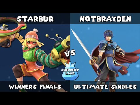 Sherbert Land # 24 | Starbur (Min Min) vs NotBrayden (Marth) | Winners Finals | SSBU Ultimate