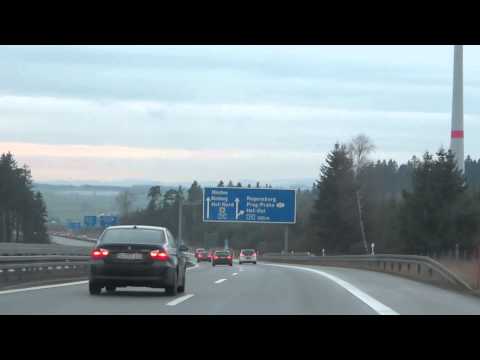 A72 Entering Bavaria from Saxony