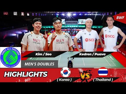 Kim/Seo (KOR) vs. Kedren/Puava (THN) | All England Open Badminton