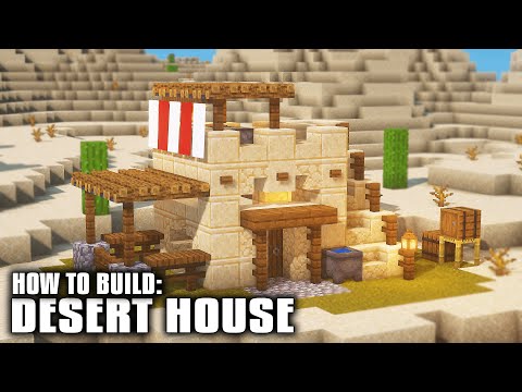 Balzy - Minecraft: How to Build a Desert House - Desert Starter House Tutorial