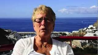 preview picture of video 'Lille-Puerto Rico på Gran Canaria. Else Marie Wagner fra Norge fortelle om eiendomskjøp.'