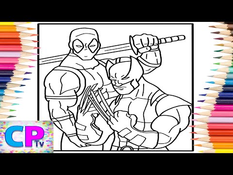 Deadpool and Wolverine Coloring Pages/Power of Superheroes /Spencer Maro - Starfire [NCS Release]