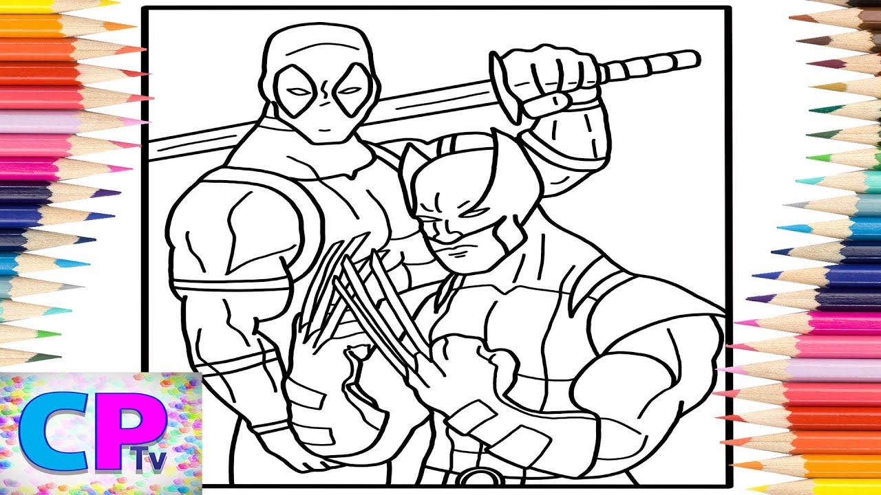 Deadpool and Wolverine Coloring Pages/Power of Superheroes /Spencer Maro - Starfire [NCS Release]