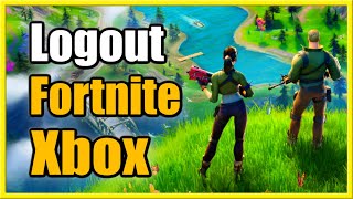 How to UNLINK & LOGOUT of Fortnite on Xbox One (Fastest Method!)
