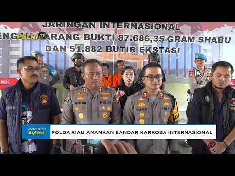 POLDA RIAU SITA 87,68 KG SABU DAN 51.882 BUTIR EKSTASI