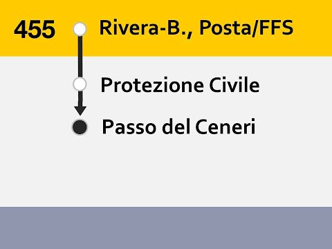 [AutoPostale] Annunci Linea 455/231 Rivera-B. - Cadenazzo