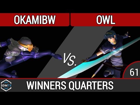 SDSU Biweekly 61 - OkamiBW (Sheik) vs. HFFC | Owl (Marth) - SSBM Winners Quarters - Smash Melee