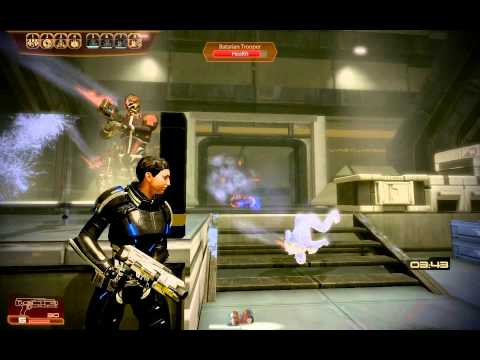 Mass Effect 2 - Shotgun Engineer playing with ice