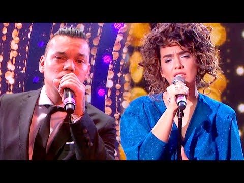 ¡Piel de gallina! Brian Lanzelotta y Ángela Leiva cantaron "I will always love you"