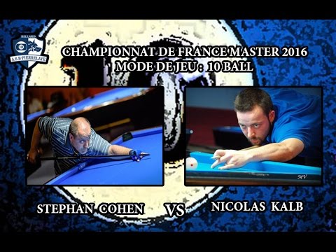 CFM 2016 - 10 Ball -  COHEN STEPHAN VS KALB NICOLAS