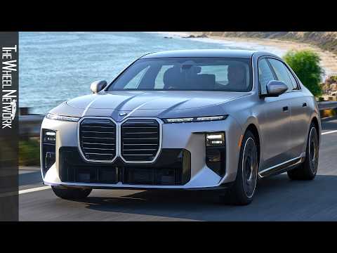 2027 BMW 740 xDrive with M Sport Package | Frozen Space Silver | Driving, Interior, Exterior [4K]