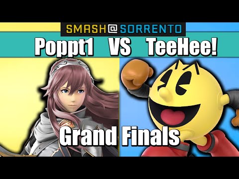 Smash at Sorrento #33 Grand Finals - Poppt1 (Lucina) vs Teehee! (Pacman)