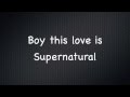 Kesha Supernatural lyrics new 2012 full song 