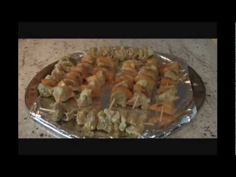 Spicy Pork Kebabs recipe, Pork Kabobs recipe video