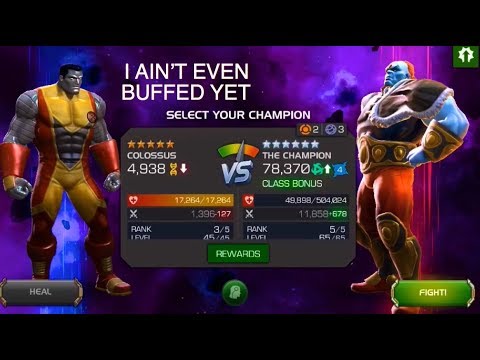 Taking Down Act 6.2 The Champion Boss With Any Champ - Rank 3 Colossus