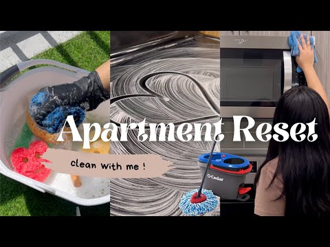 APARTMENT RESET I all day clean with me, productive sunday, cleaning asmr