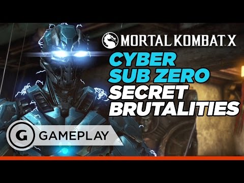 Cyber Sub Zero's Secret Brutalities - Mortal Kombat XL