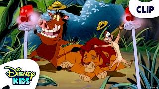 Download lagu Timon and Pumbaa Train Simba To Be Fierce 🦁 | The Lion King’s Timon and Pumbaa | @disneykids mp3