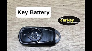 2018 Vauxhall Insignia smart key battery change