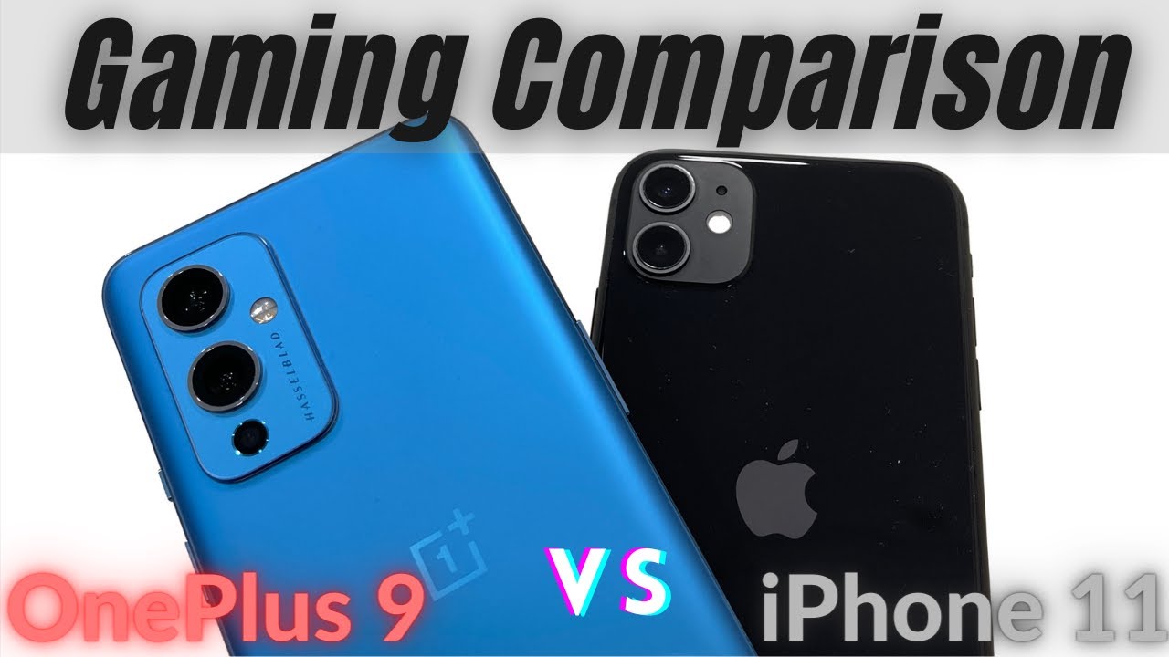 OnePlus 9 vs iPhone 11 | Gaming Comparison