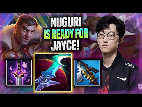 NUGURI IS READY FOR JAYCE IN KR SOLOQ! - FPX Nuguri Plays Jayce TOP vs Ornn!