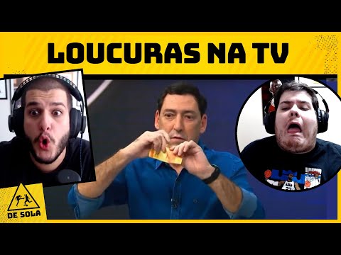 CASIMIRO E CERTEZAS REAGEM AOS MOMENTOS DE MAIOR LOUCURA NA TV ESPORTIVA BRASILEIRA