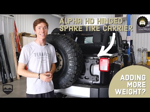 TeraFlex Alpha HD Spare Tire Mount Kit Installation and Review: Jeep Wrangler JK
