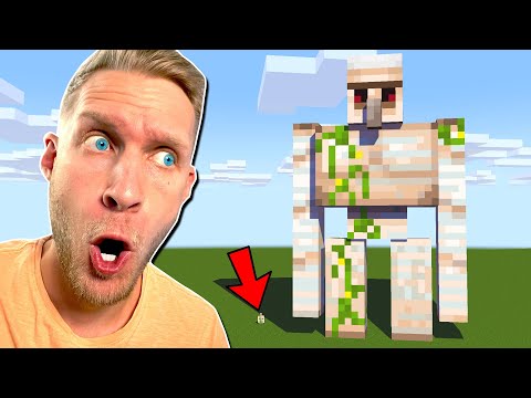 Minecraft, Men 1000x STØRRE end *normal* IRON GOLEM 😱