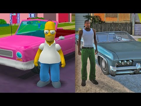 BEST Grand Theft Auto Rip Off (The Simpsons: Hit & Run)