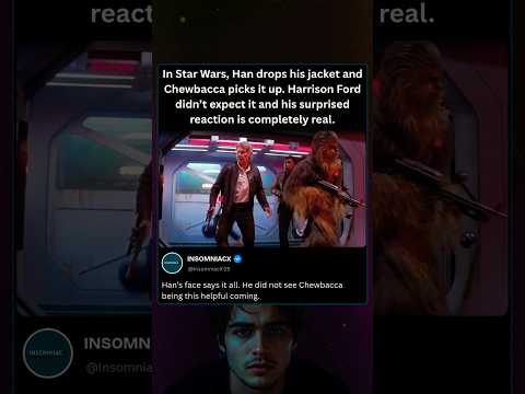 Chewbacca Picks It Up and Harrison Ford Shock Is Real - Han | Star Wars: The Force Awakens (2015)