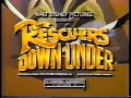 The Rescuers Down Under Commercial 1990